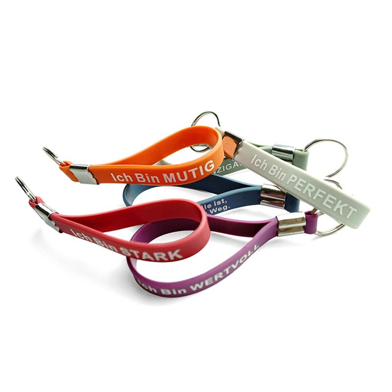 Reusable Silicone Keychains