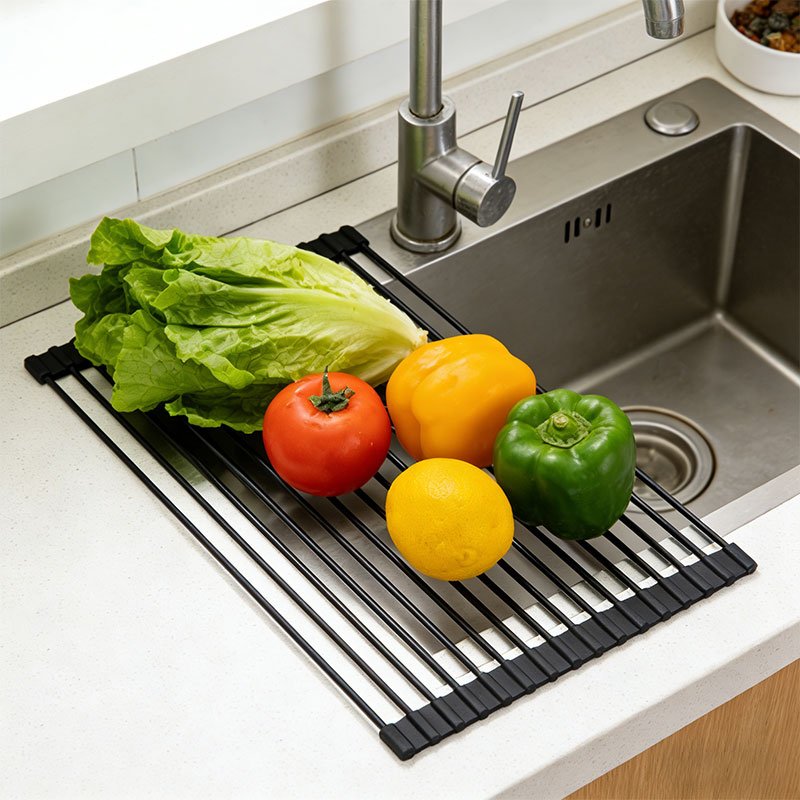 Roll Up Dish Drying Rack