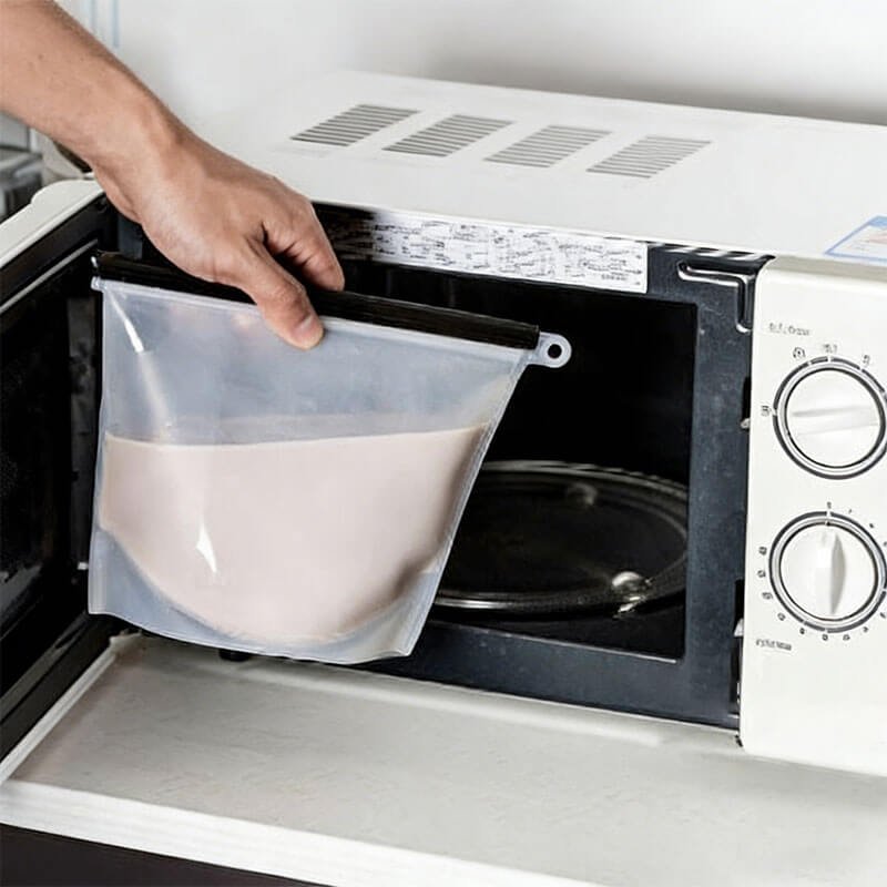 Stand-Up Silicone Food Storage Bags