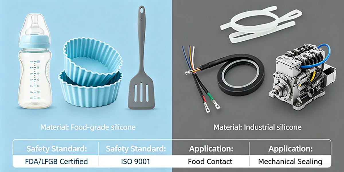 Food-Grade Silicone Vs Industrial-grade Silicone