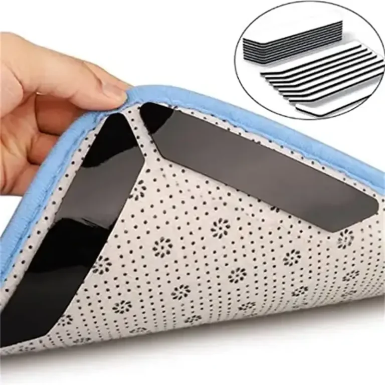 Keep Corners Flat with Silicone Non Slip Rug Tape