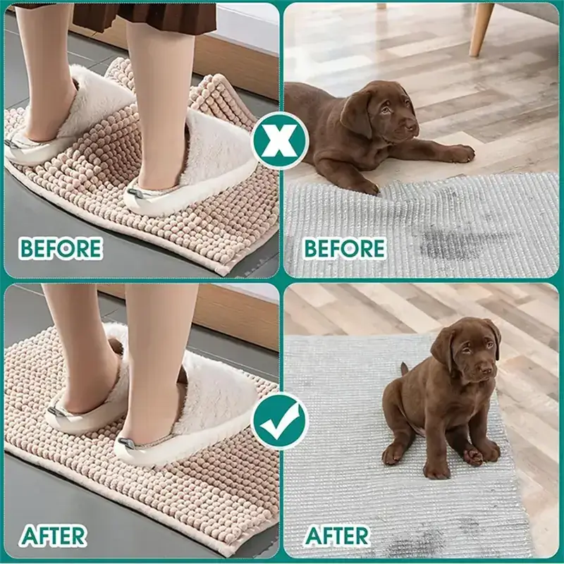 Application of Silicone Non Slip Rug Tape