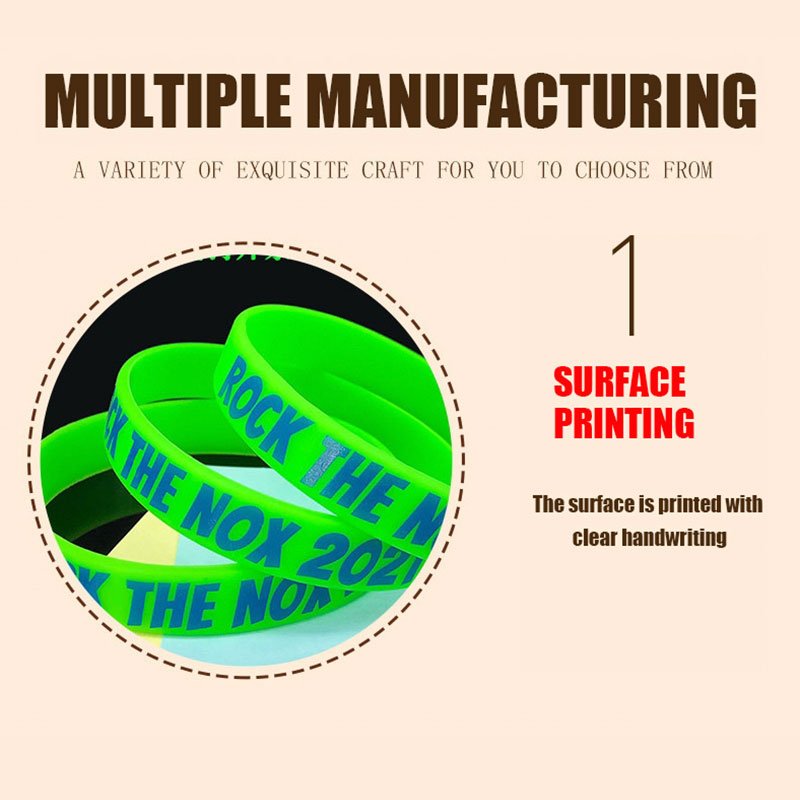 Silicone Wristbands Detail
