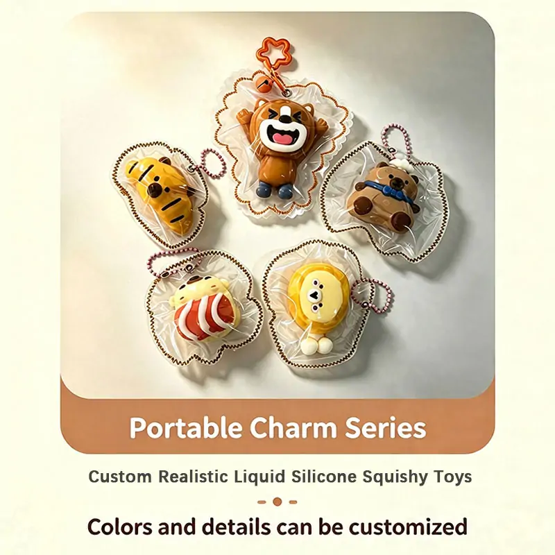 Custom Realistic Liquid Silicone Squishy Toys