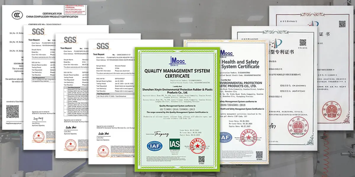 Siliconexy's certifications