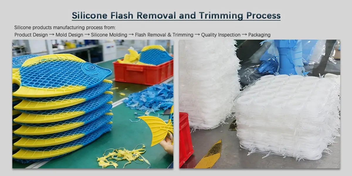 Silicone Flash Removal and Trimming Process