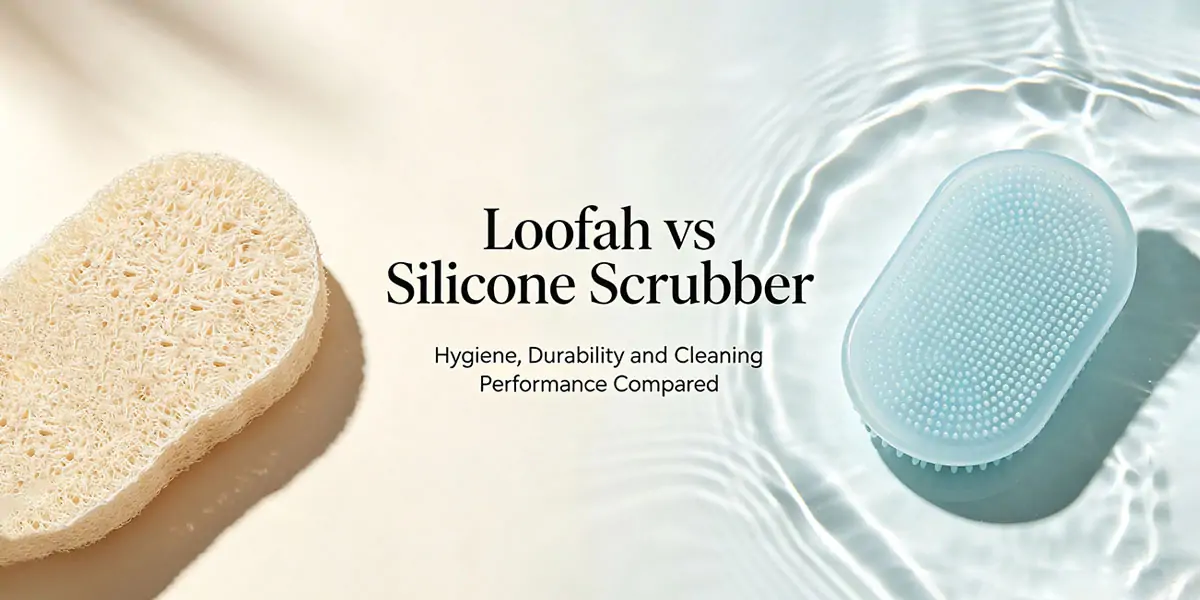 Silicone Scrubber vs Loofah Which Is Better for Body Care