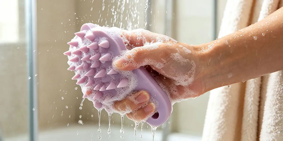 Silicone Brush - Silicone Scrubber vs Loofah