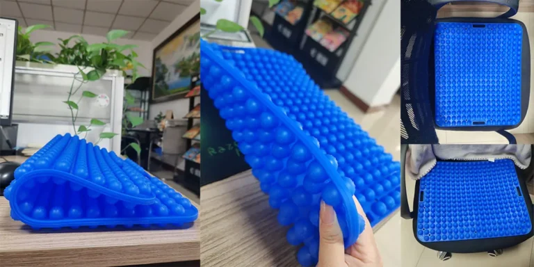 3D silicone air cell massage seat cushion