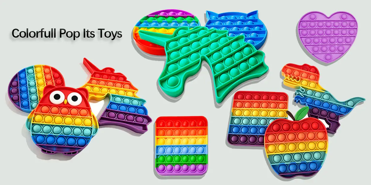 Colorfull Silicone Pop Its Toys - How Is Silicone Colored?