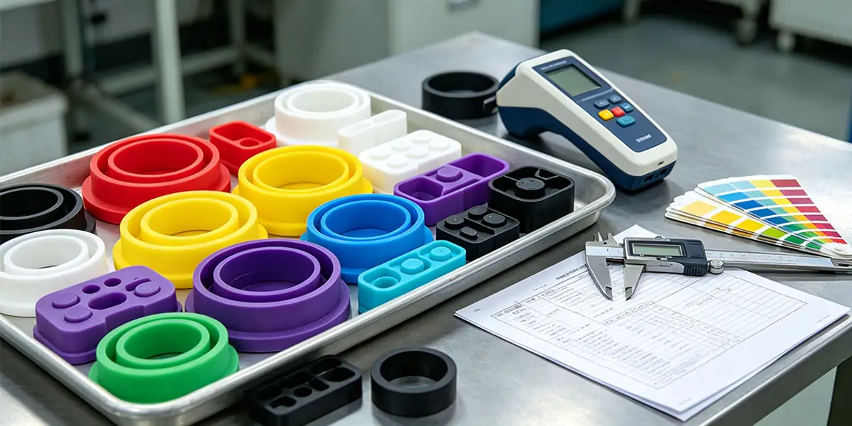 Colorfull silicone products - how is silicone colored?