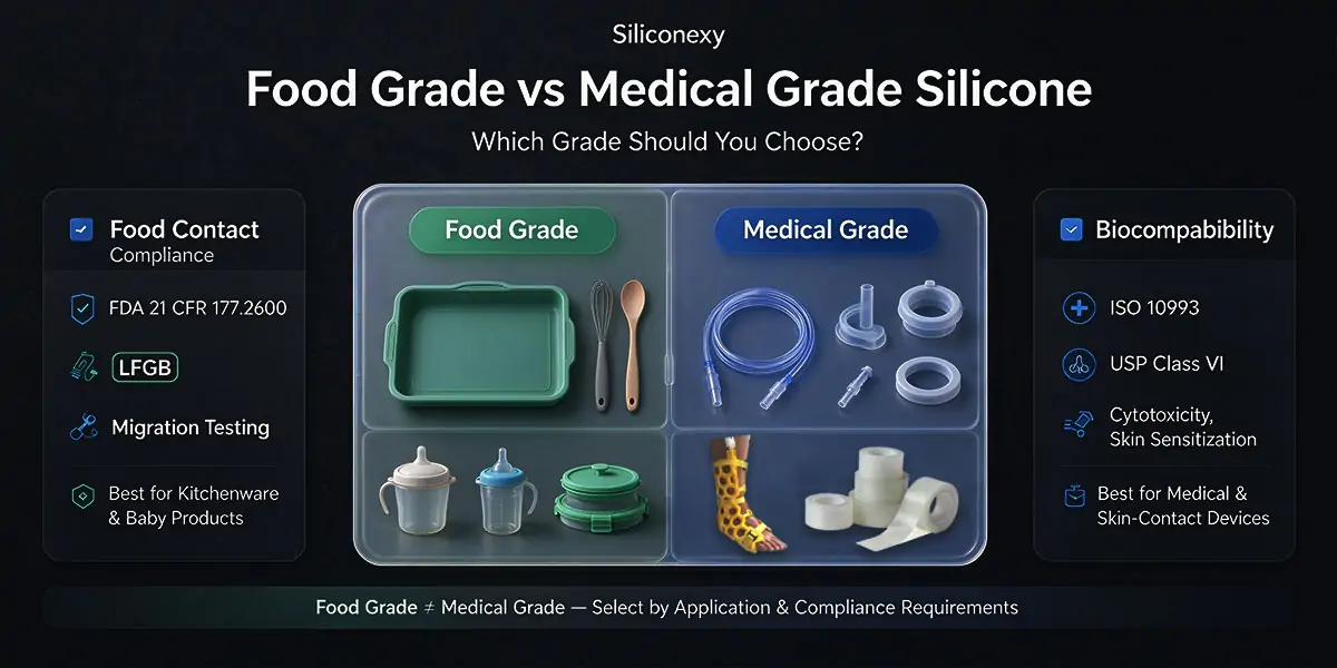Food Grade Silicone and Medical Grade Silicone