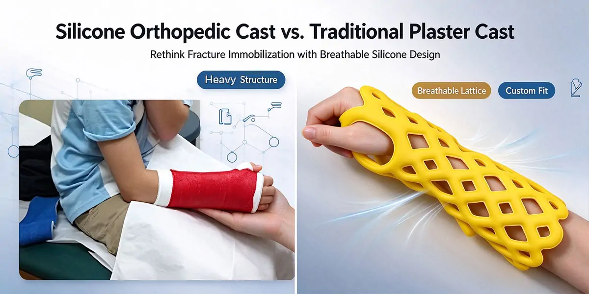 Silicone Orthopedic Cast vs. Plaster Cast