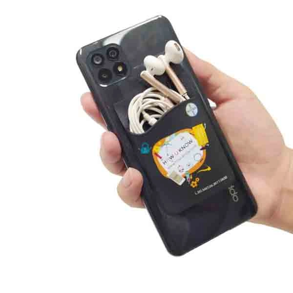 Adhesive Silicone Credit Card Holder