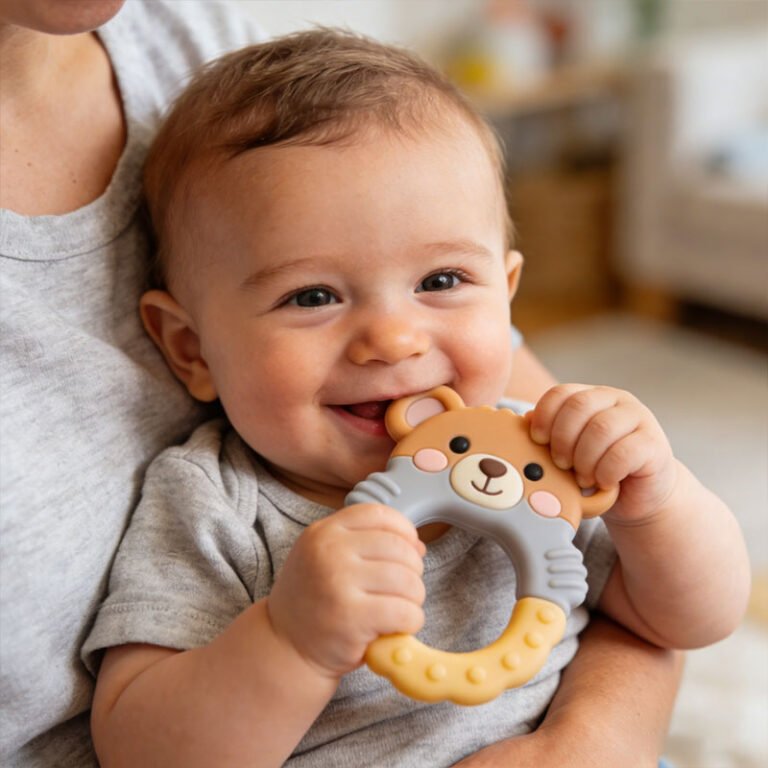 Food Grade Baby Silicone Teether Toy