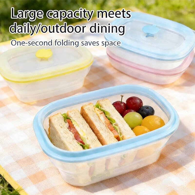 Silicone Outdoor Picnic Lunch Box