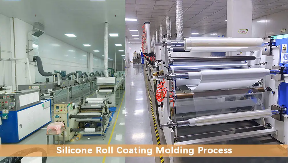 Silicone Roll Coating Molding Workshop And Machine