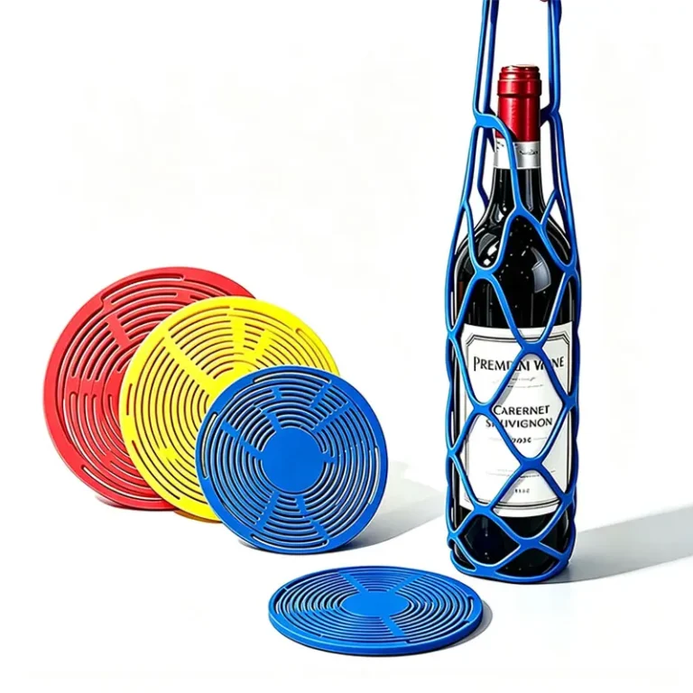 Cutsom Multi-Use Silicone Wine Bottle Carrier